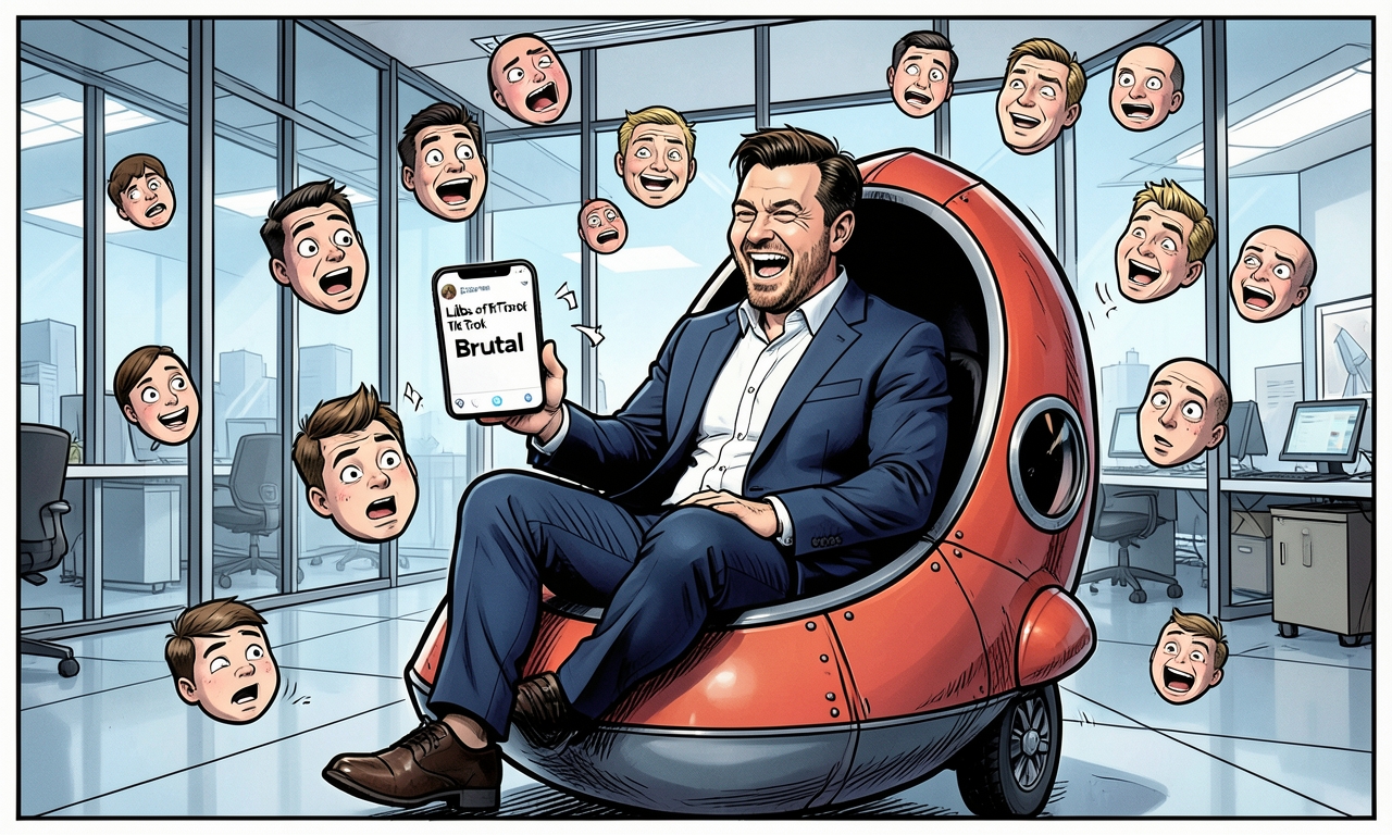 Elon Musk laughs at "Libs of TikTok" – and so does everyone else