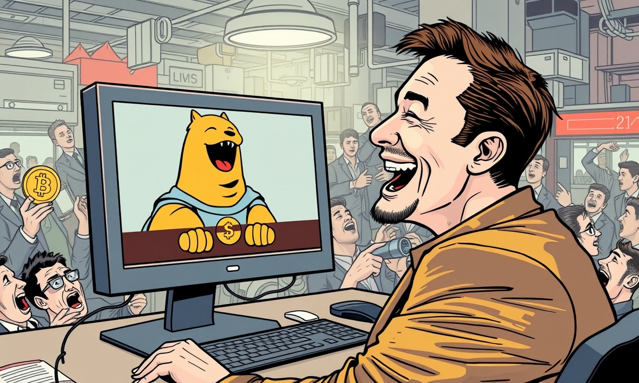 Elon Musk laughs at "Sir Doge" and "Biggus Dickus"