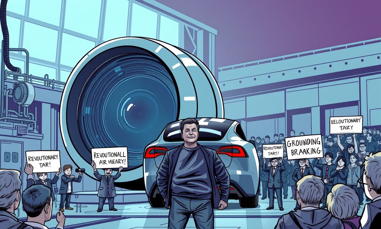 Elon Musk praises "revolutionary" Tesla camera rotation