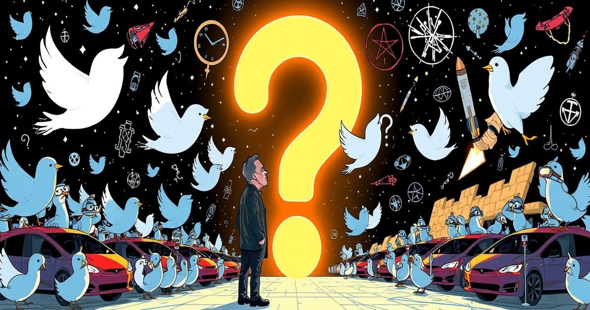 Elon Musk Posts Mysterious Image: Conspiracy Theorists Go Wild