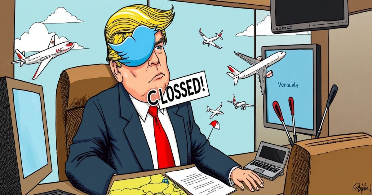 Trump Declares Venezuelan Airspace Off-Limits – Except for Himself