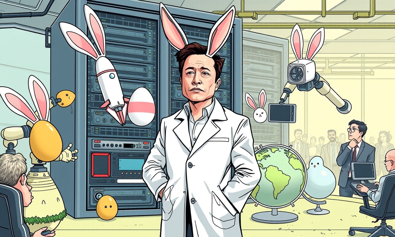 Elon Musk Demands Easter Meme War with AI