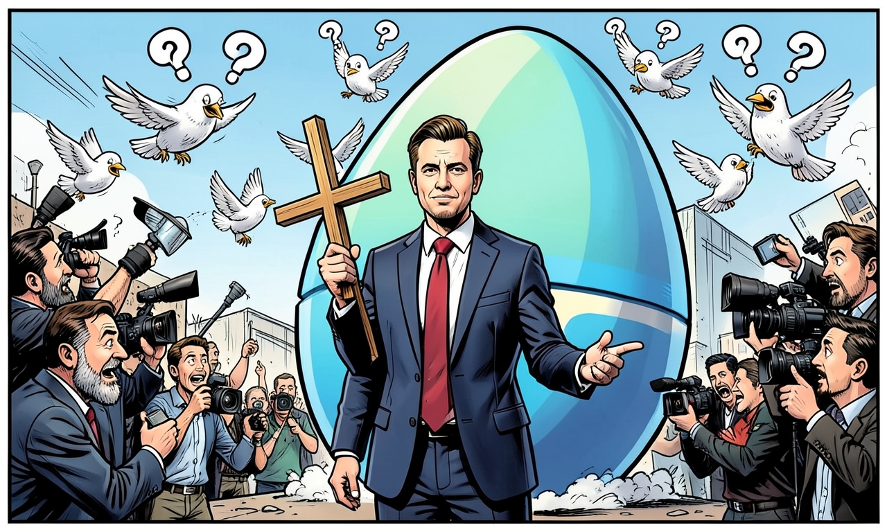 Elon Musk wishes happy Easter with Latin cross emoji